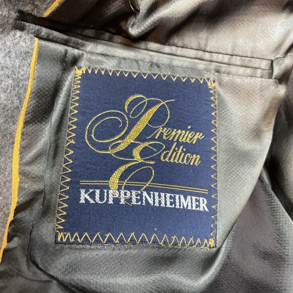 Vintage 100% Camel Hair‎ Blazer Jacket Mens 42L Gray Warren of Stafford USA - Picture 5 of 16